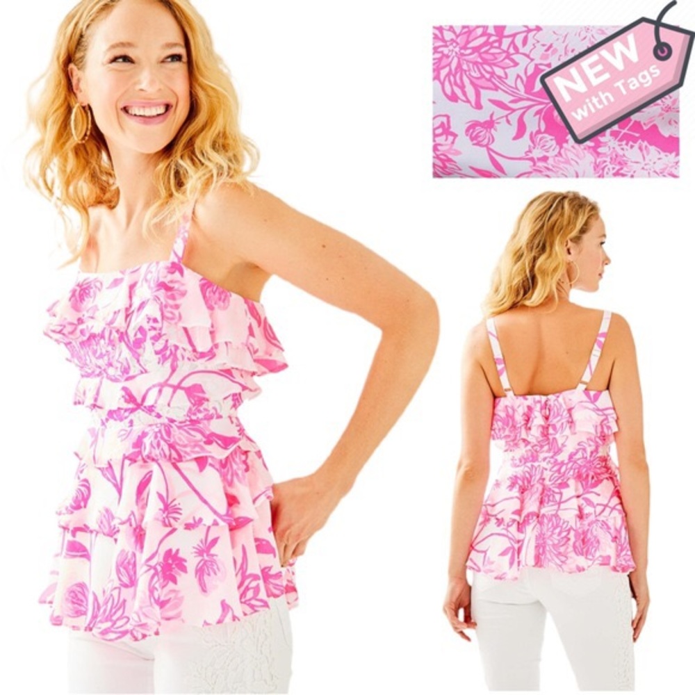 Lilly Pulitzer olive top size 12